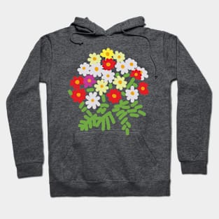 Abstract Flowers and Ferns for Mothers Day Hoodie